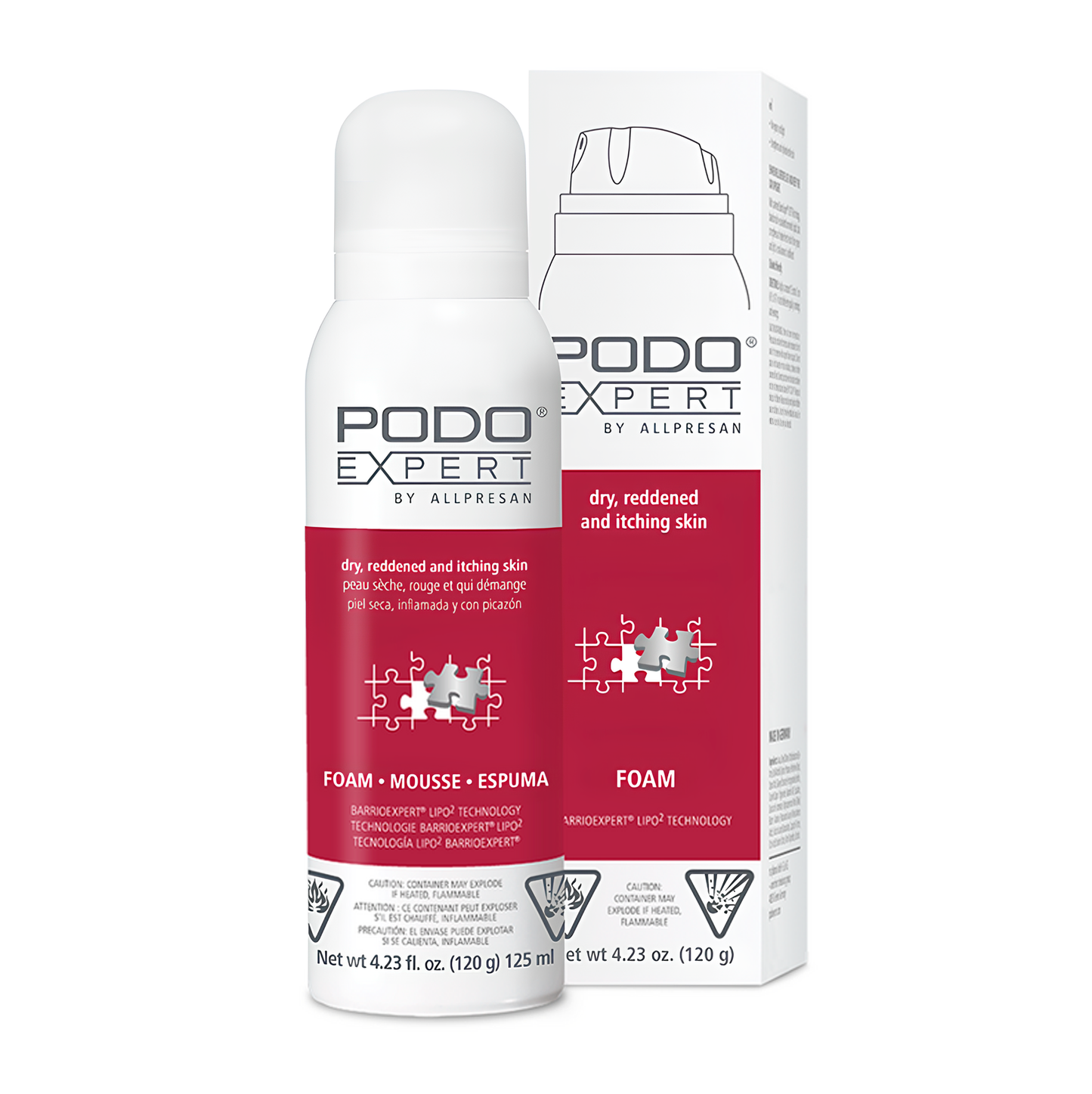 PodoExpert Peau sèche, rougie et qui démange